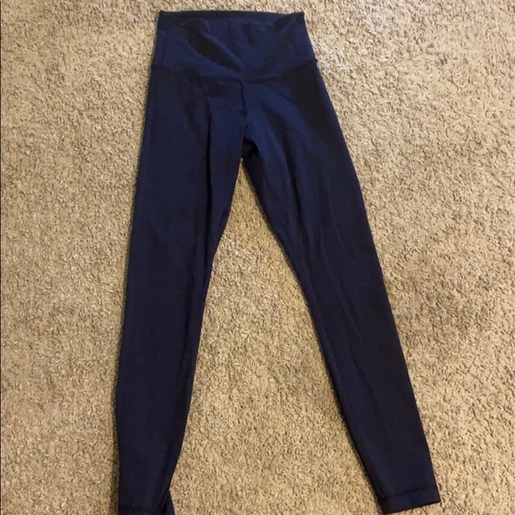 lululemon athletica Pants - Lululemon Navy leggings 25” size 4